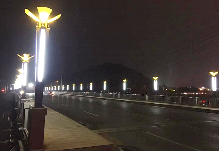 2020-年湖北咸宁双龙桥景观照明工程